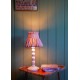 Edit58 x Smock London Elsie Lampshade Skirt Mink with Rosebud Trellis Hand Smocking