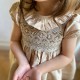 Diana Special Occasion Dress Champagne Silk with Gypsophila Hand Smocking Diana Special Occasion Dress Champagne Silk with Gypsophila Hand Smocking