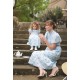 Katherine Johnson Dress Antoinette Stripe with Hint of Mischief Hand Smocking Katherine Johnson Dress Antoinette Stripe with Hint of Mischief Hand Smocking
