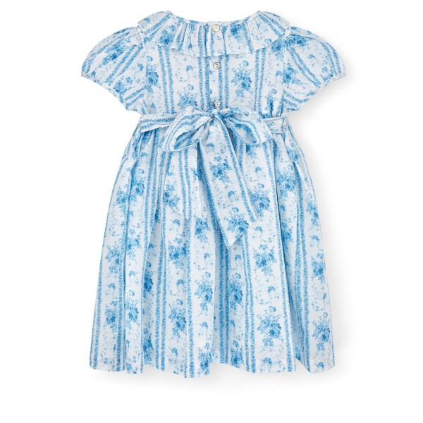 Katherine Johnson Dress Antoinette Stripe with Hint of Mischief Hand Smocking Katherine Johnson Dress Antoinette Stripe with Hint of Mischief Hand Smocking