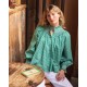 Scholl Blouse Golf Hole Green with Chalk Hand Smocking Edition 72 Scholl Blouse Golf Hole Green with Chalk Hand Smocking Edition 72